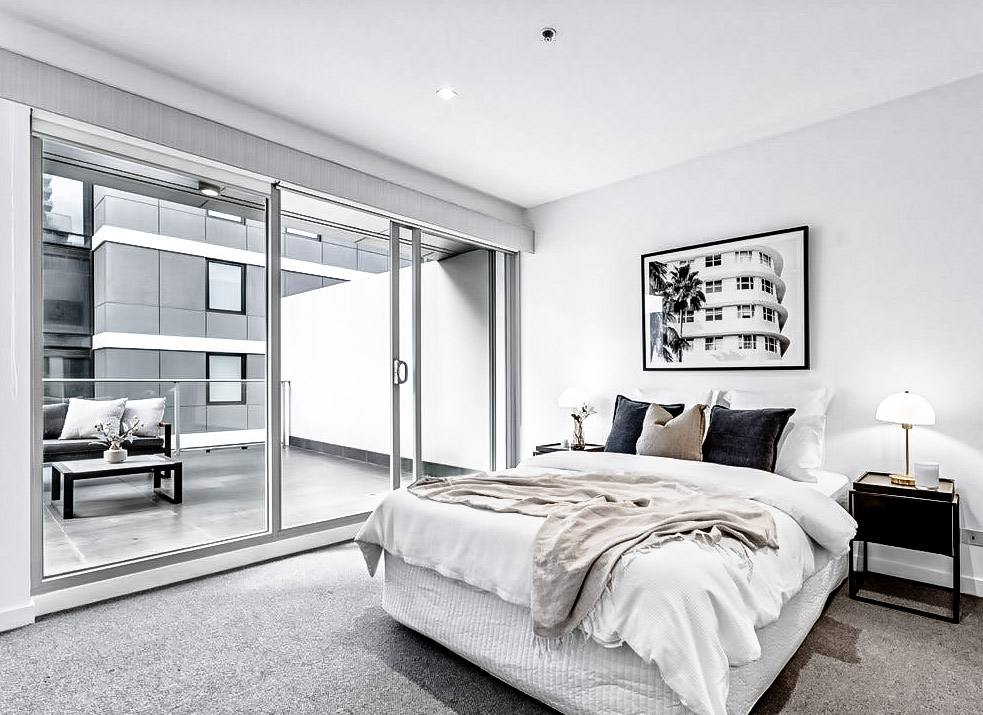 Property Styling_South Yarra_Bedroom 2 + Outdoor 2