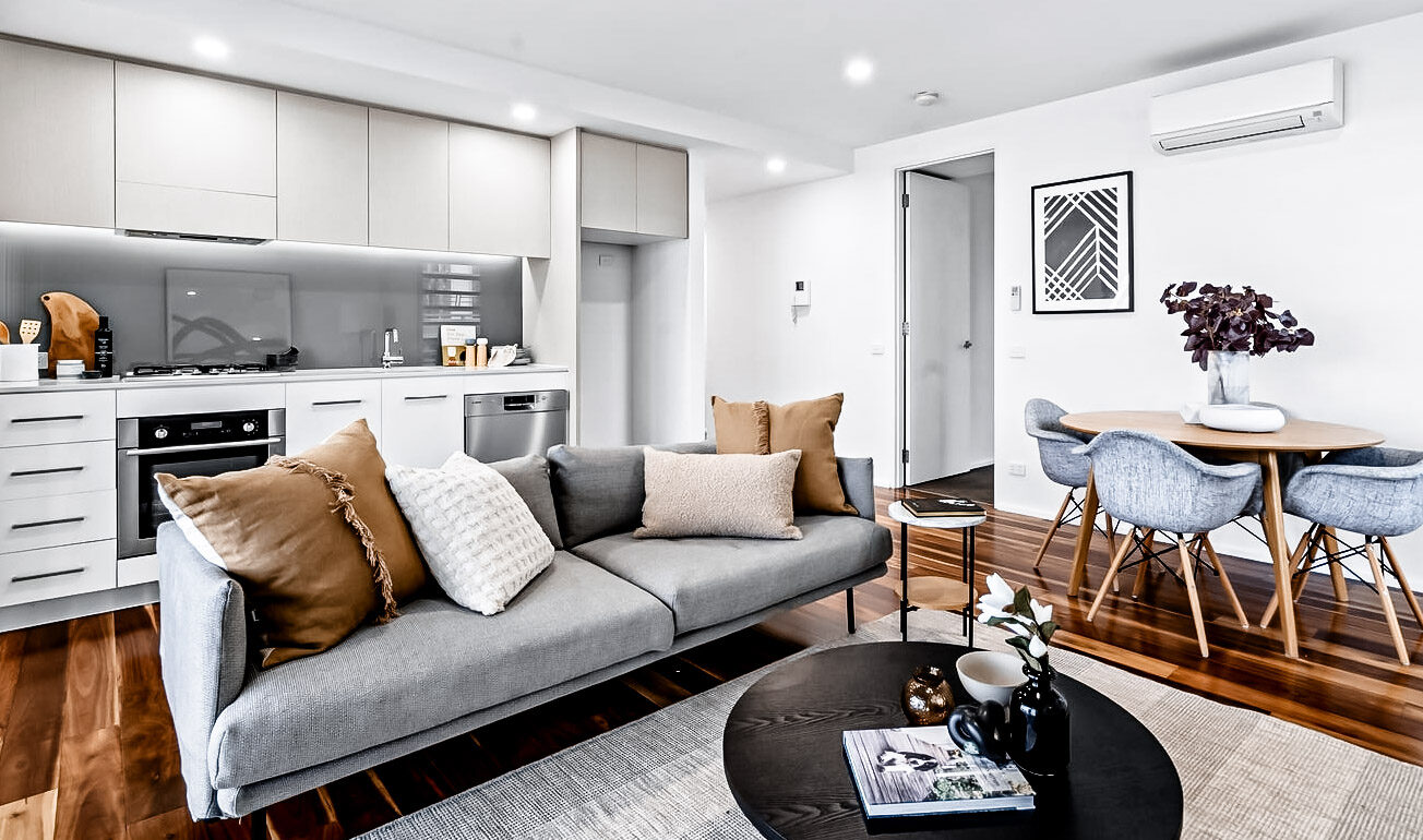 Property Styling_Richmond_Dining + Living + Kitchen